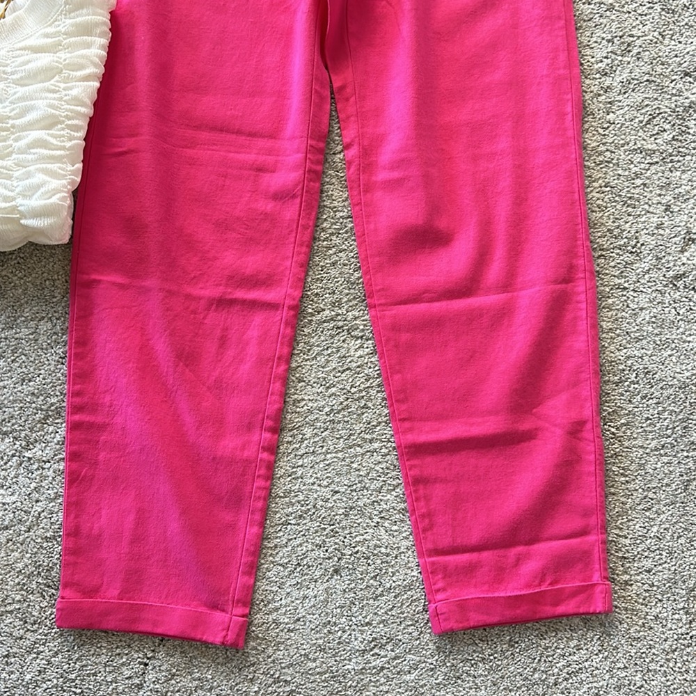 J crew Cotton Linen Blend Drawstring Pants - Picture 5 of 10